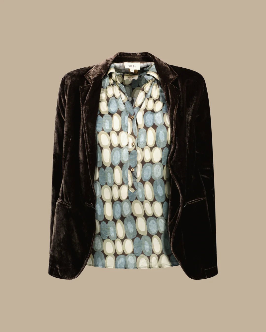 Calbiza Printed Blouse - The Collective Park City