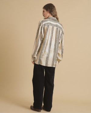 Calbiza Printed Blouse - The Collective Park City