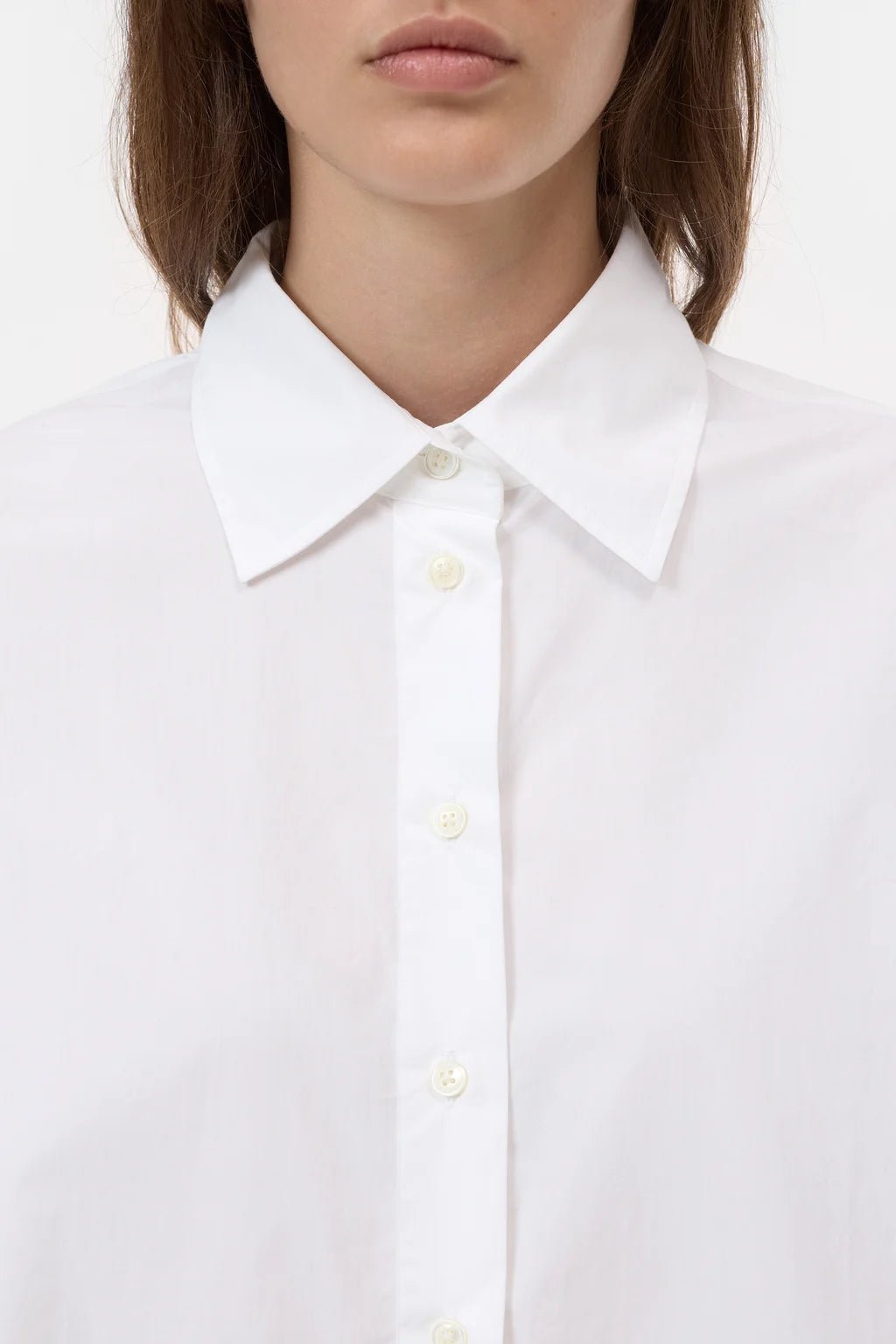 Cape Organic Cotton Button Down - White - The Collective Park City