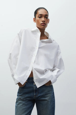 Cape Organic Cotton Button Down - White - The Collective Park City