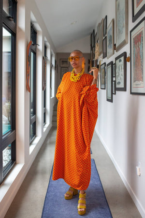 Capri Caftan in Goldenrod - The Collective Park City