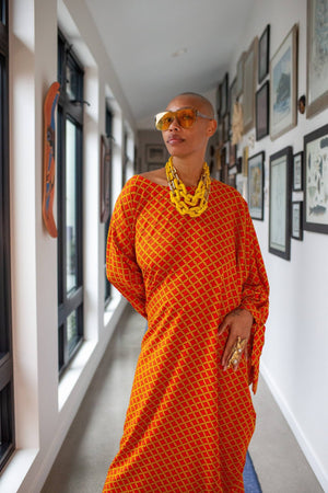 Capri Caftan in Goldenrod - The Collective Park City