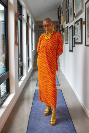 Capri Caftan in Goldenrod - The Collective Park City