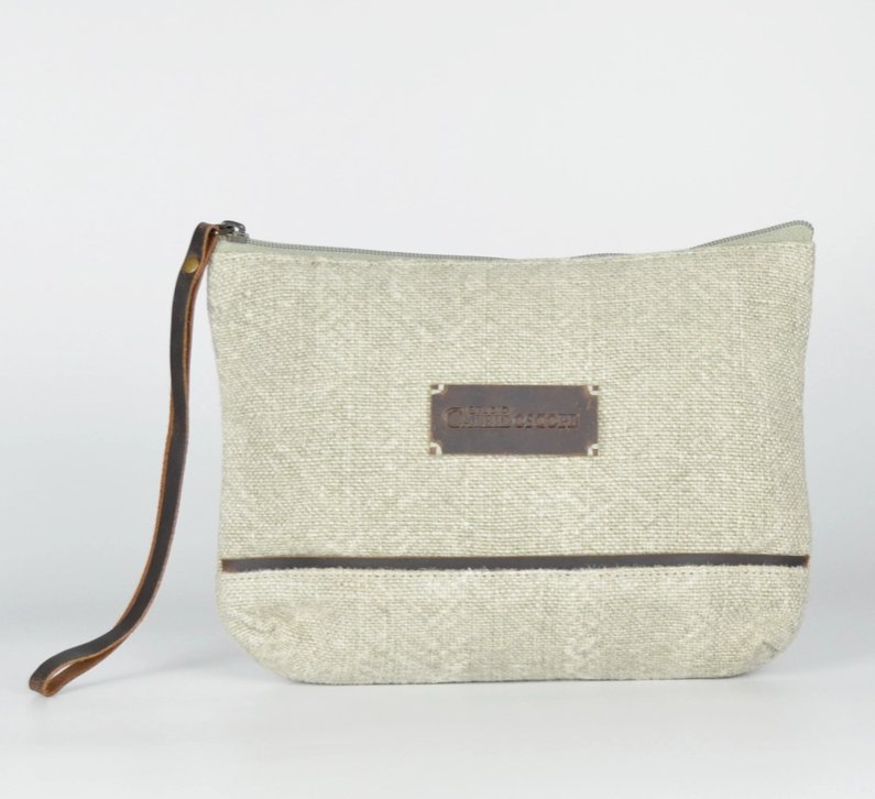 Capri Jute Wristlet Puch - The Collective Park City