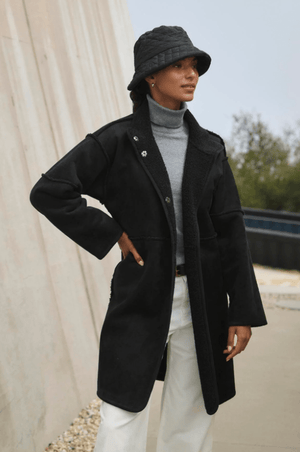 Cara Reversible Sherpa Jacket - The Collective Park City