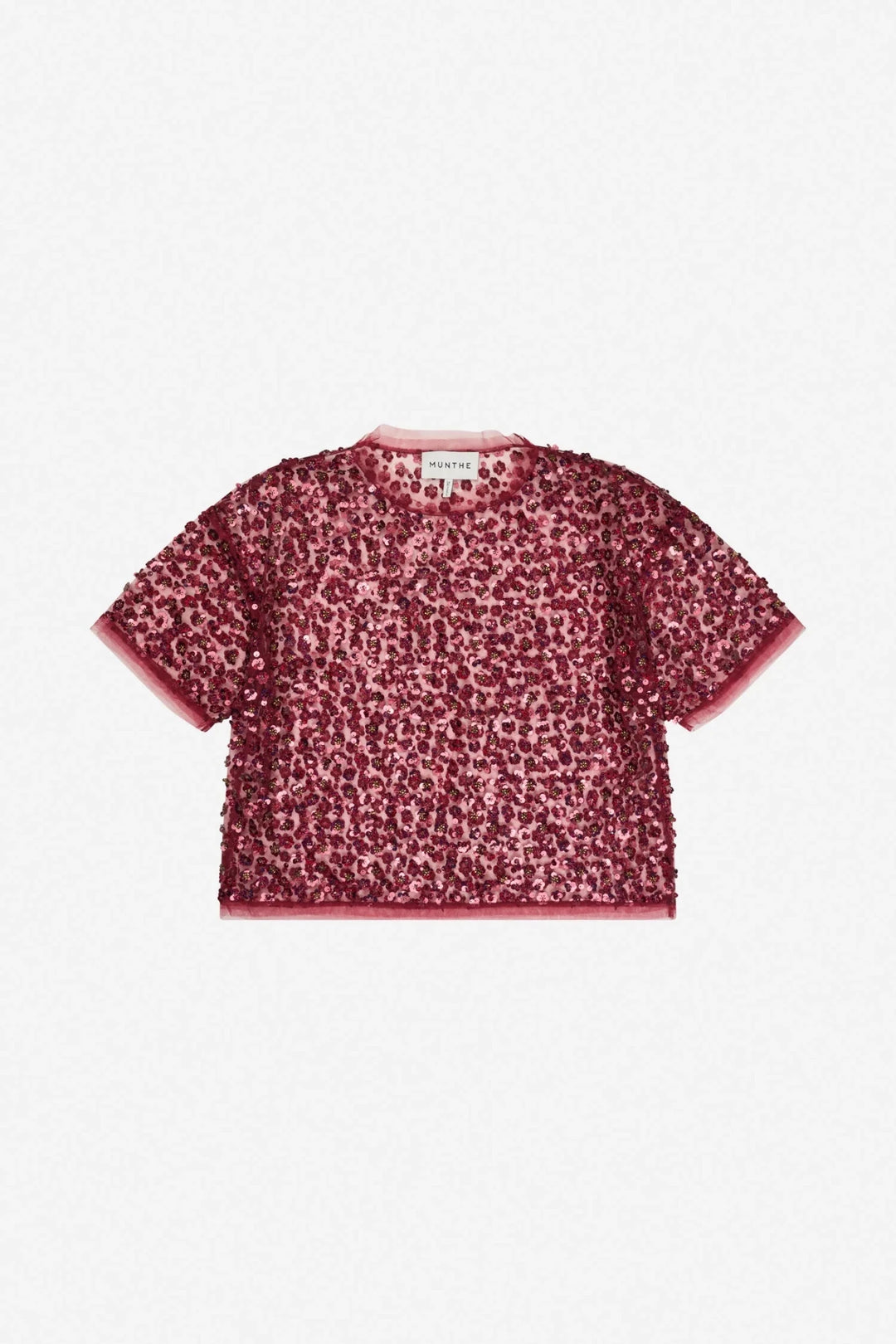 Caralee Embroidered Blouse - Bordeaux - The Collective Park City