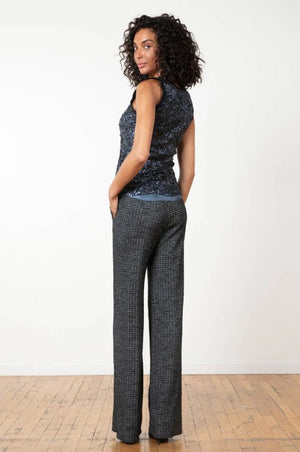 Carla Straight Leg Pant - Glitz Grey - The Collective Park City