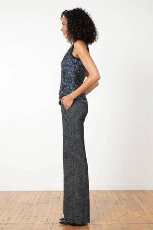 Carla Straight Leg Pant - Glitz Grey - The Collective Park City