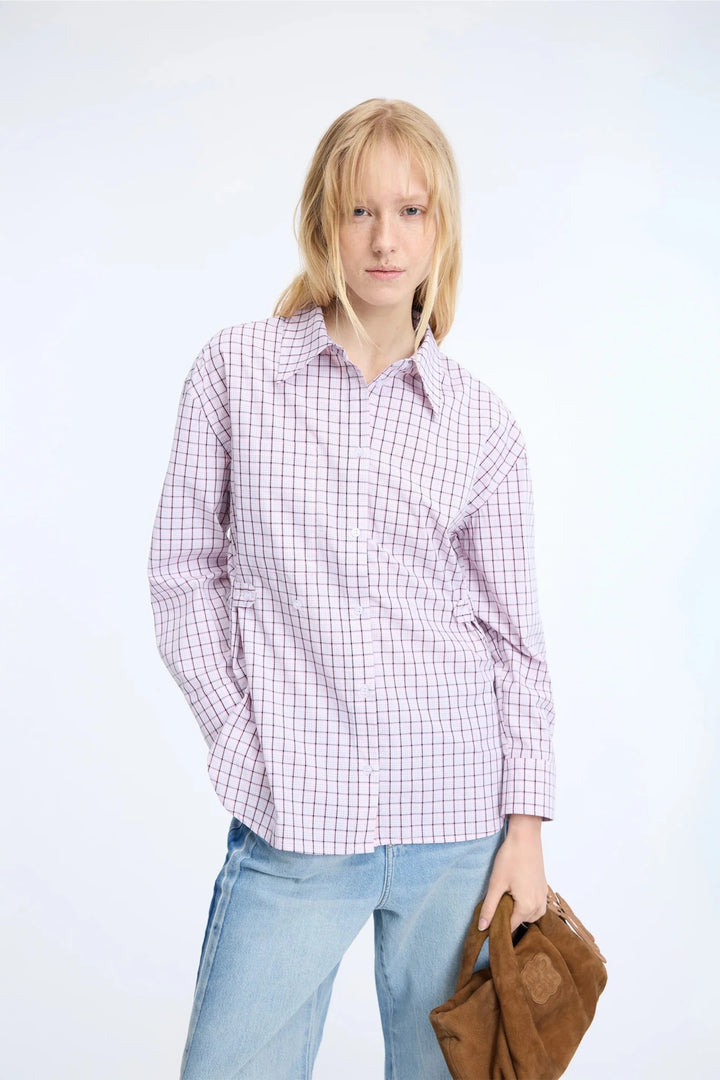 Carol Button Down Top - Rose - The Collective Park City