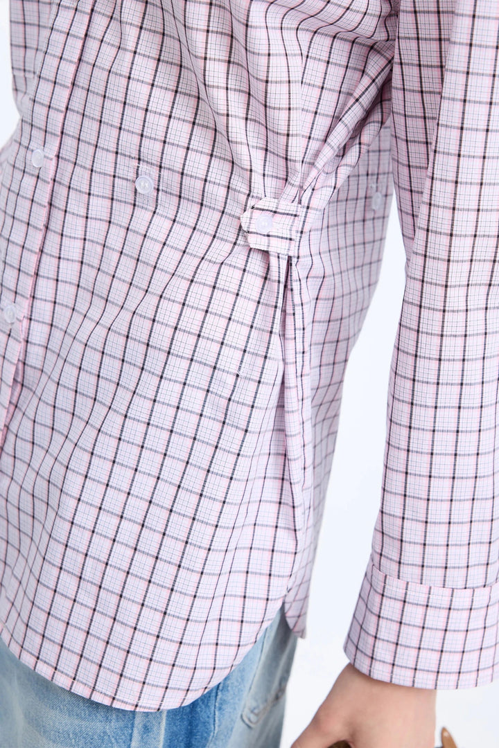 Carol Button Down Top - Rose - The Collective Park City