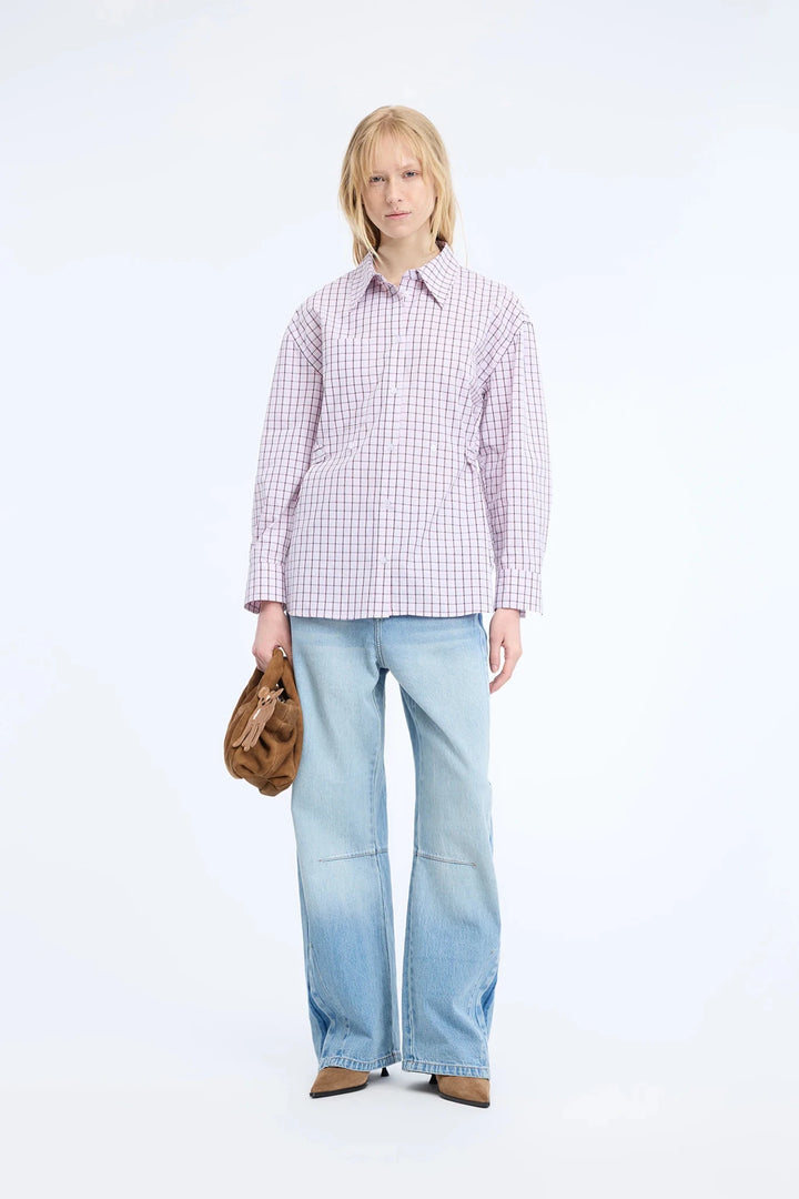 Carol Button Down Top - Rose - The Collective Park City