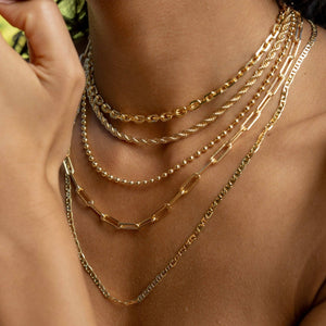 Carrie Paper Clip Necklace - The Collective Park City