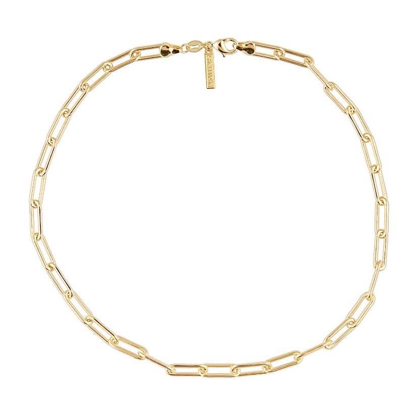 Carrie Paper Clip Necklace - The Collective Park City
