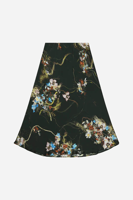 Carson Silk Skirt