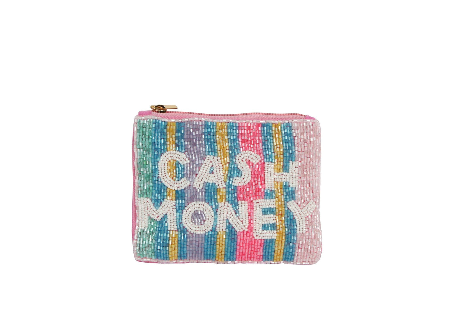 CASH MONEY Beaded Coin Purse - The Collective Park City