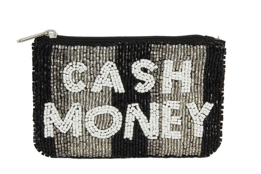 Cash Money Beaded Coin Purse - The Collective Park City