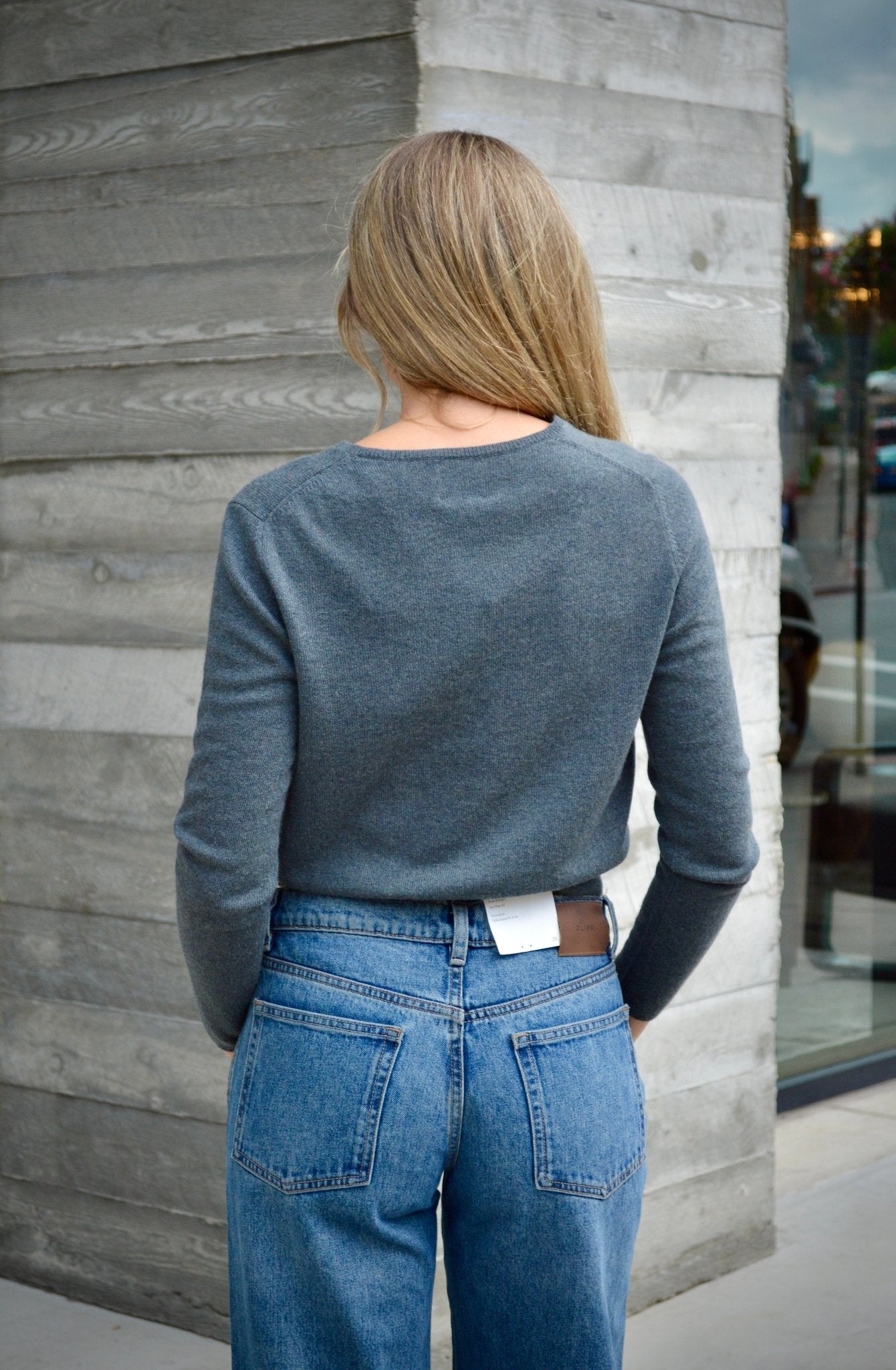 Cashmere Cardigan - Dark Grey - The Collective Park City