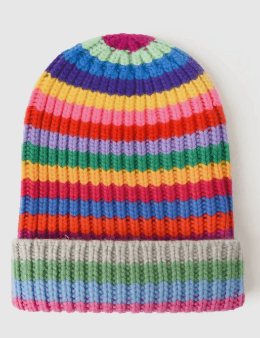Cashmere Sailor Beanie / Rainbow - The Collective Park City