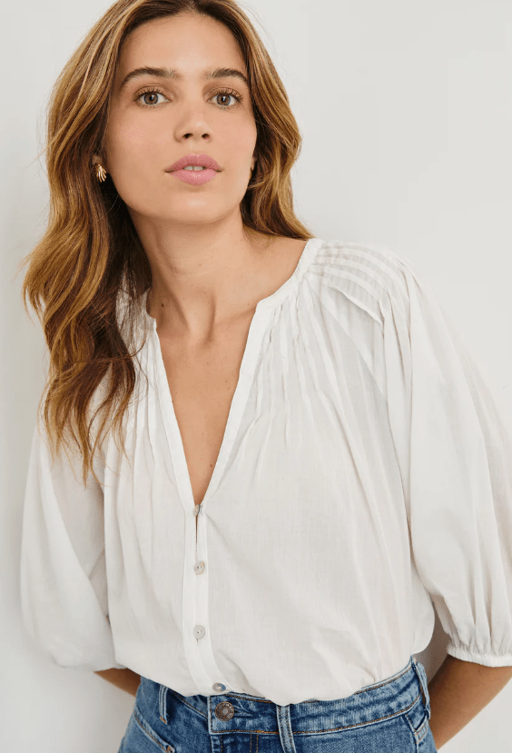 Cassat Top / White - The Collective Park City
