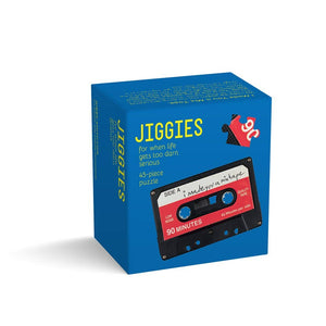 Cassette Tape Jiggie Puzzle 45 Piece - The Collective Park City