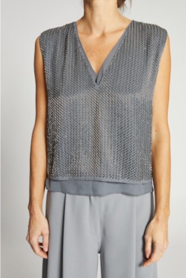 Cassidy Beaded Top - The Collective Park City