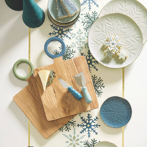 Ceramic Cheese Knives - Blue - Set of 3