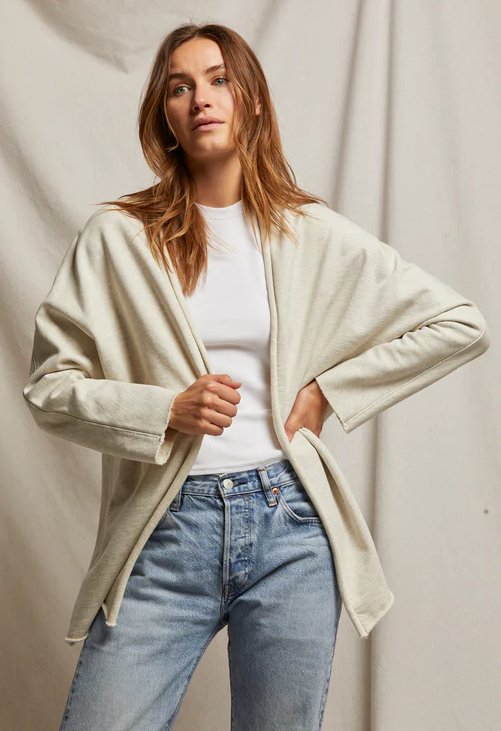 Celeste - Fleece Long Sleeve Cardigan - The Collective Park City