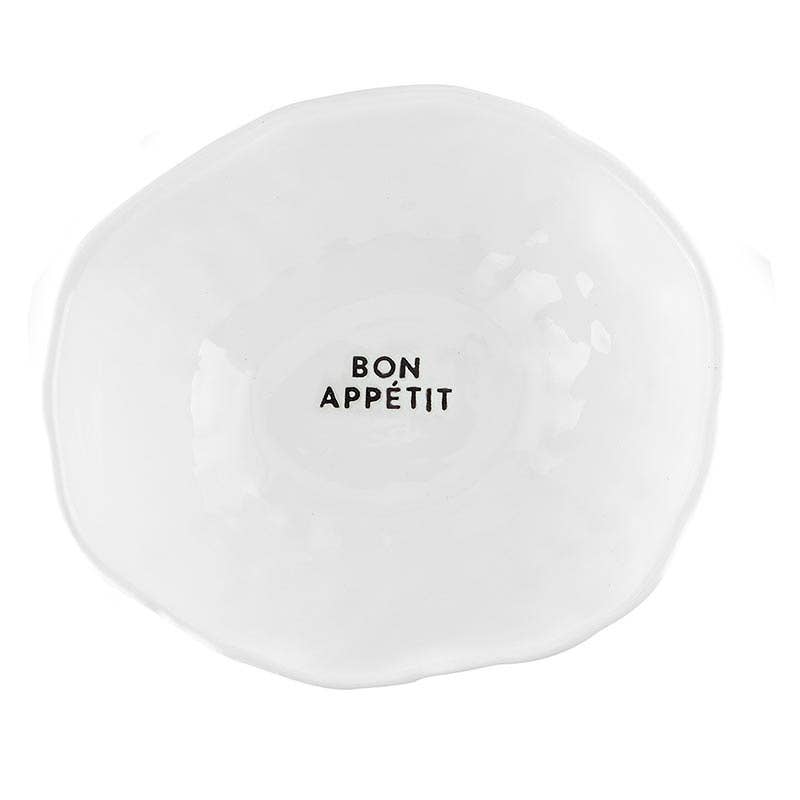 Ceramic Bowl - Bon Appetit - The Collective Park City