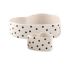 Ceramic Heart Tray + Heart Dish - The Collective Park City