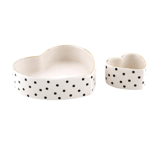 Ceramic Heart Tray + Heart Dish - The Collective Park City