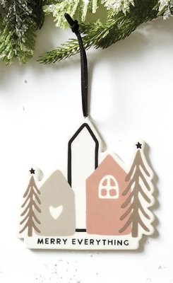 Ceramic Ornament - Merry Everything - The Collective Park City