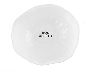 Ceramic Serving Bowl - Bon Appetit - The Collective Park City