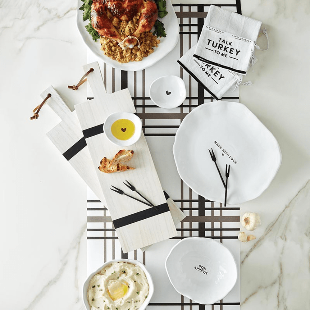 Ceramic Serving Bowl - Bon Appetit - The Collective Park City