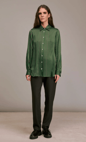 Ceza Striped Button Down Top - The Collective Park City