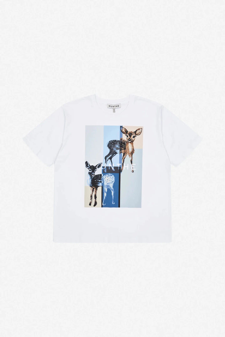 Chanice Graphic Tee - White - The Collective Park City