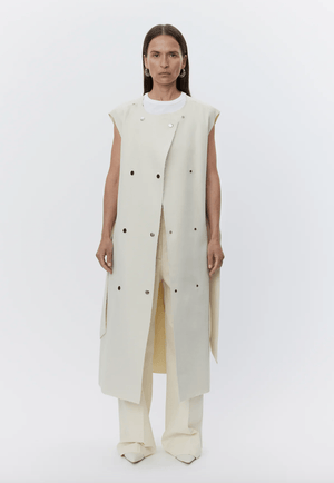 Chapin 3 Piece Shiny Trench Coat - The Collective Park City