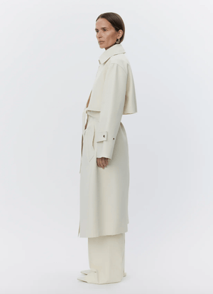 Chapin 3 Piece Shiny Trench Coat - The Collective Park City