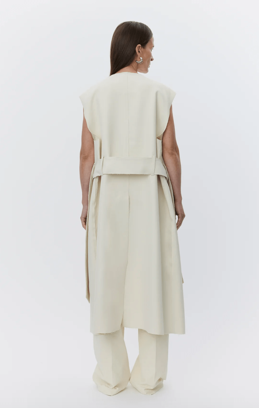 Chapin 3 Piece Shiny Trench Coat - The Collective Park City
