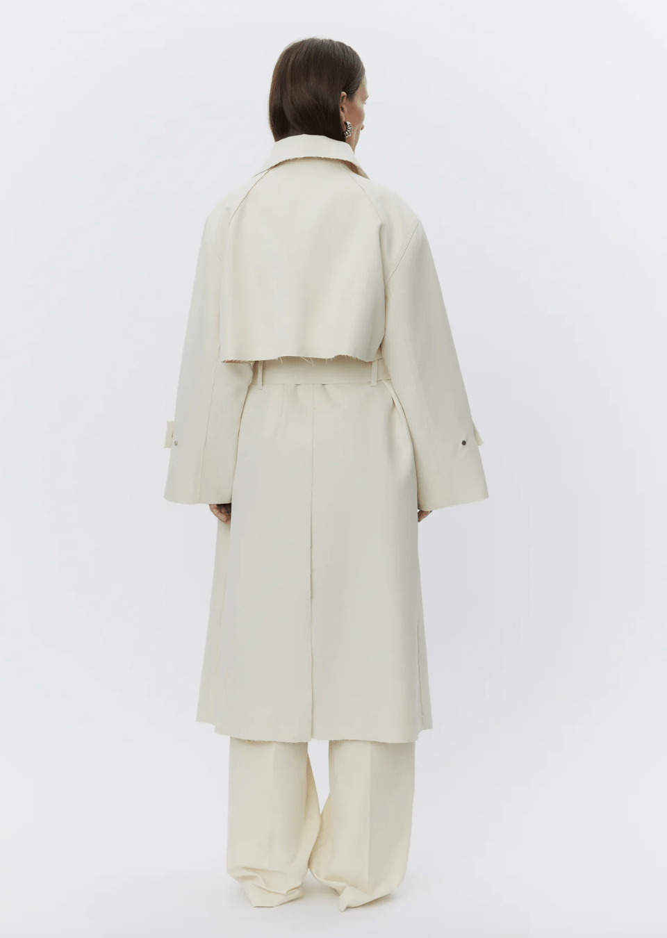 Chapin 3 Piece Shiny Trench Coat - The Collective Park City