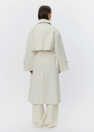 Chapin 3 Piece Shiny Trench Coat - The Collective Park City