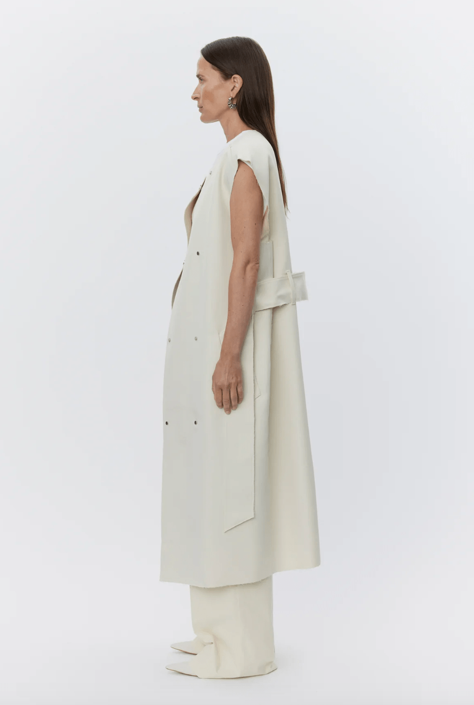Chapin 3 Piece Shiny Trench Coat - The Collective Park City