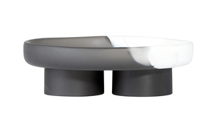 Charcoal & White Resin Tray - The Collective Park City