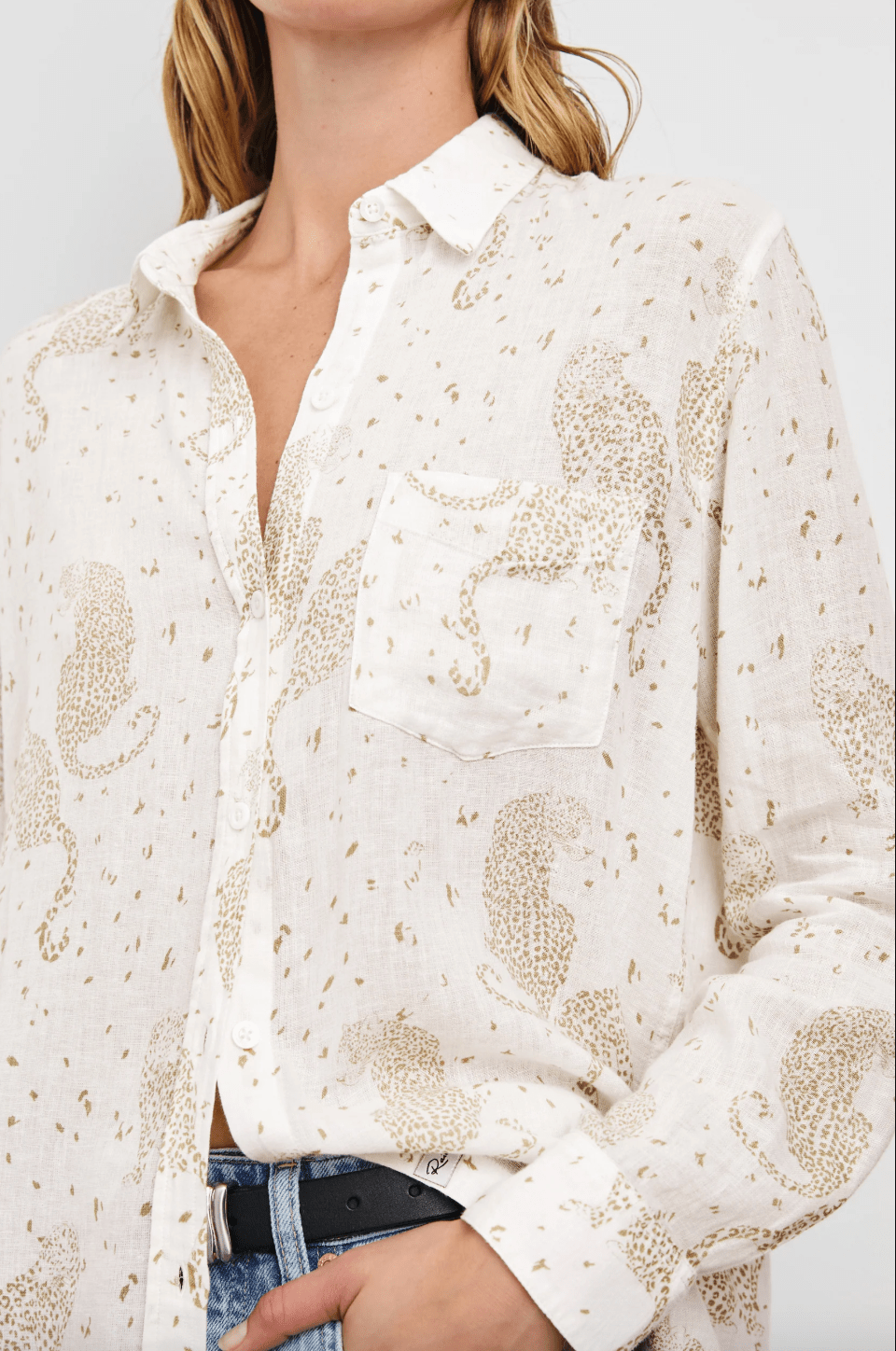 Charli Button Down Top - The Collective Park City