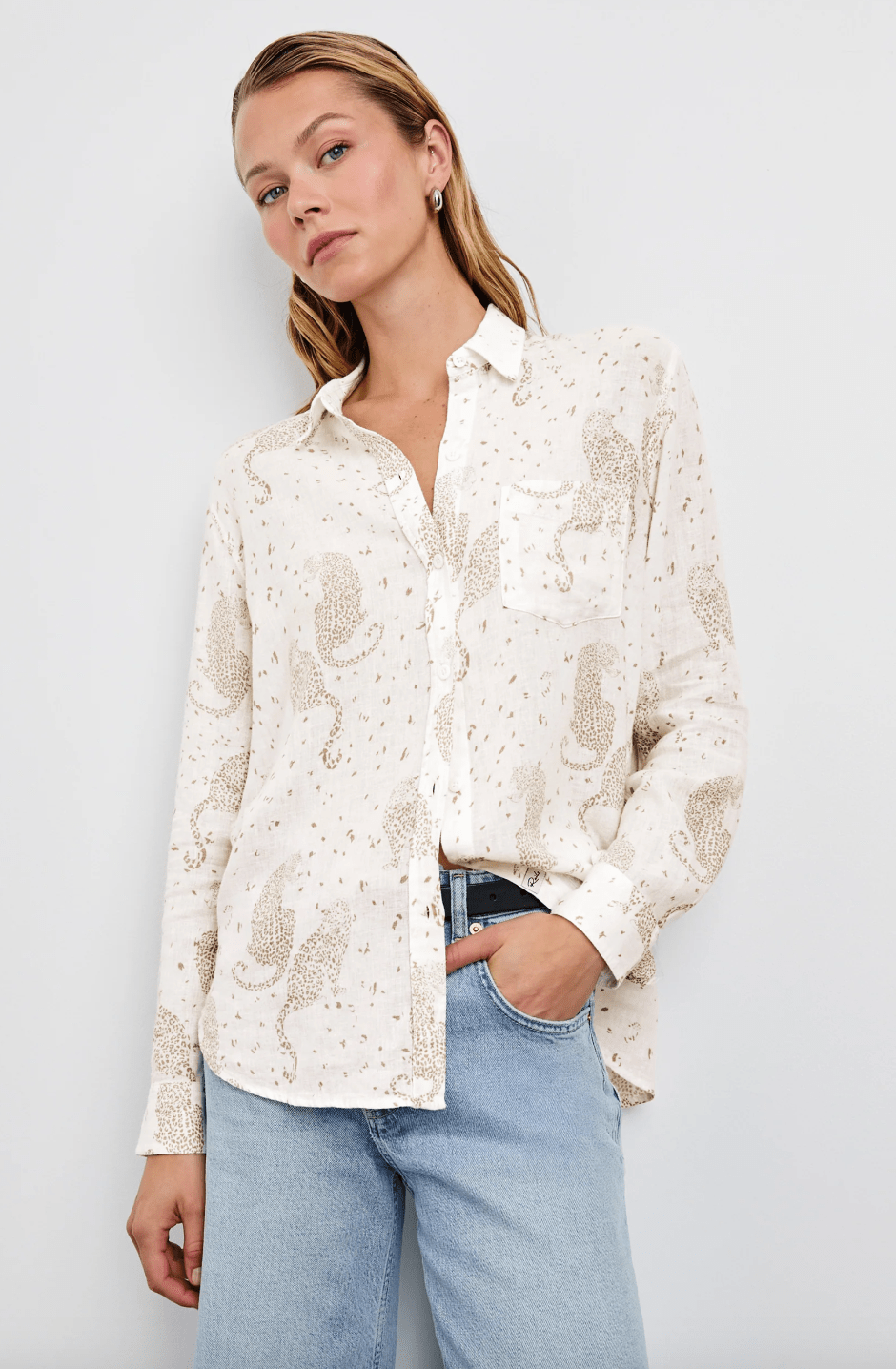 Charli Button Down Top - The Collective Park City