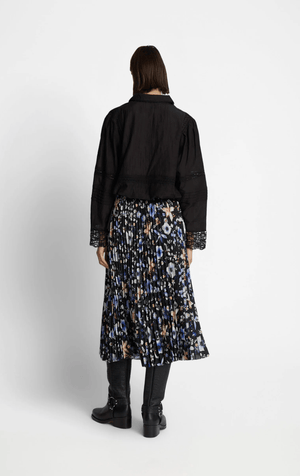 Charming Skirt - Black Floral - The Collective Park City