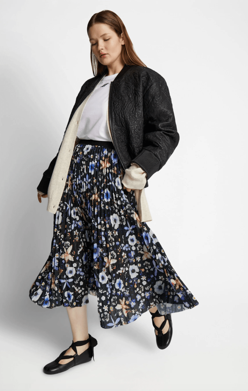 Charming Skirt - Black Floral - The Collective Park City