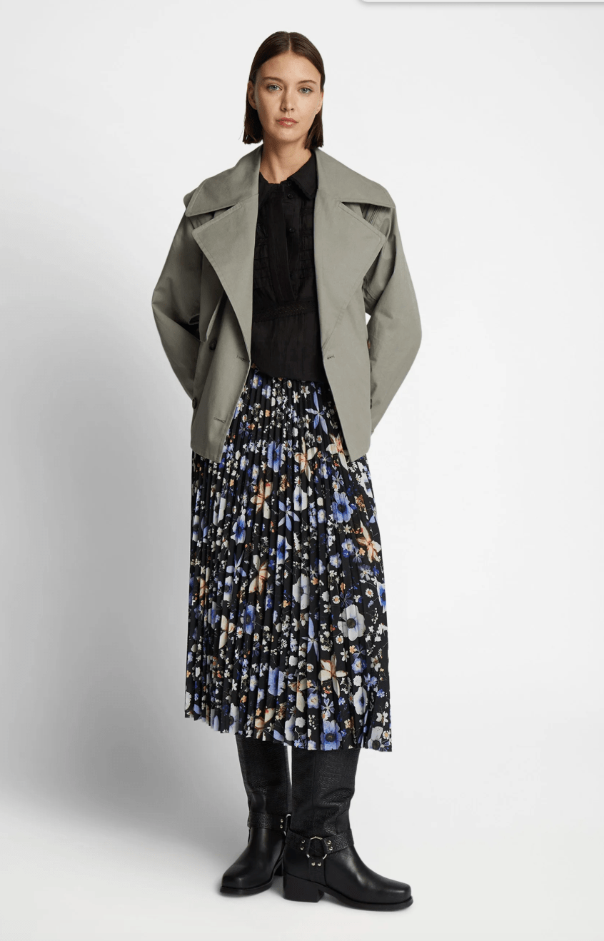 Charming Skirt - Black Floral - The Collective Park City