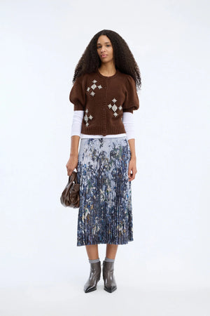 Charming Skirt - Grey Print - The Collective Park City