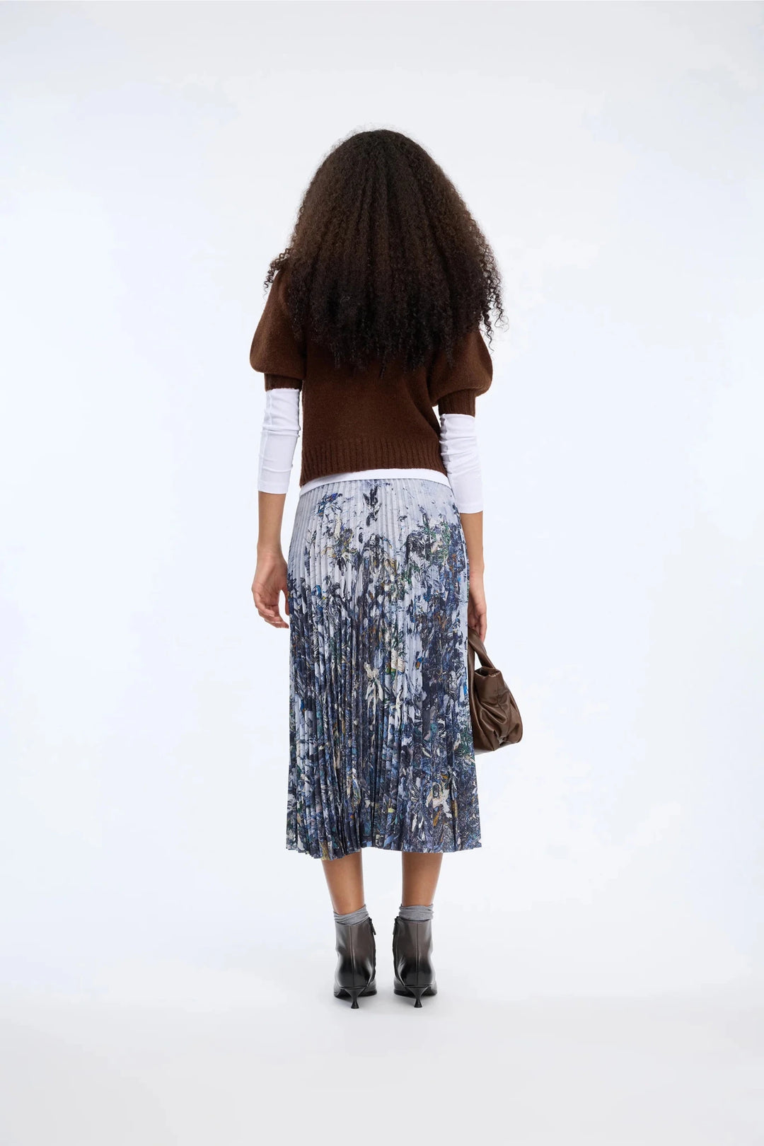 Charming Skirt - Grey Print - The Collective Park City