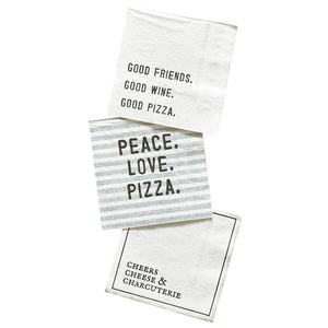 Cheers. Cheese. Charcuterie. Cocktail Napkin - The Collective Park City